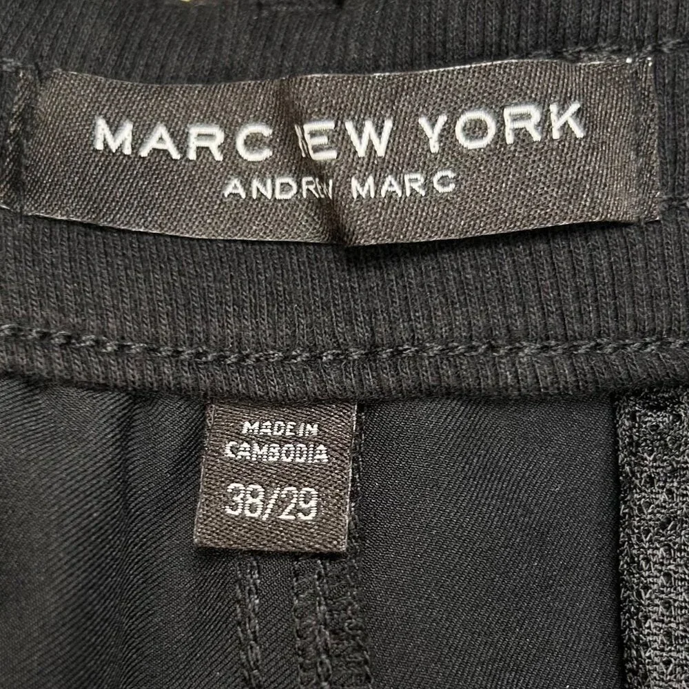 Marc New York Commuter Pant Black 38x29 Men Golf Travel Office Business